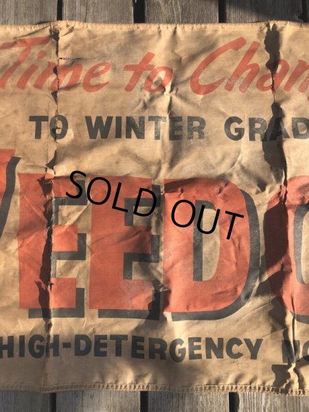 画像4: 【店舗引きり限定】 Vintage 30s-40s era Veedol Motor Oil Cloth Canvas Banner Store Sign (M447)  (4)