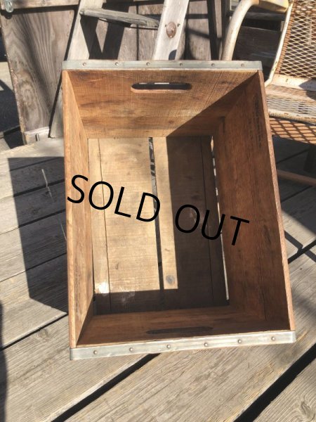 画像15: Vintage Advertising Wooden Crates Wood Box / H.P. HOOD (M449) (15)