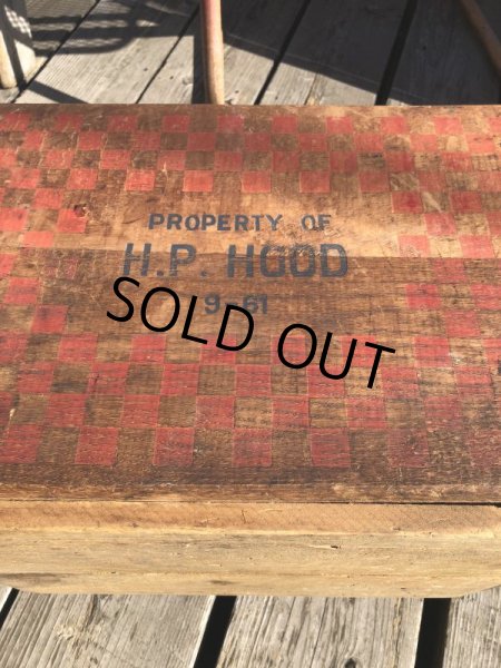 画像3: Vintage Advertising Wooden Crates Wood Box / H.P. HOOD (M449) (3)