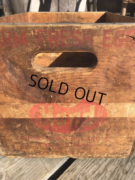画像13: Vintage Advertising Wooden Crates Wood Box / H.P. HOOD (M449) (13)
