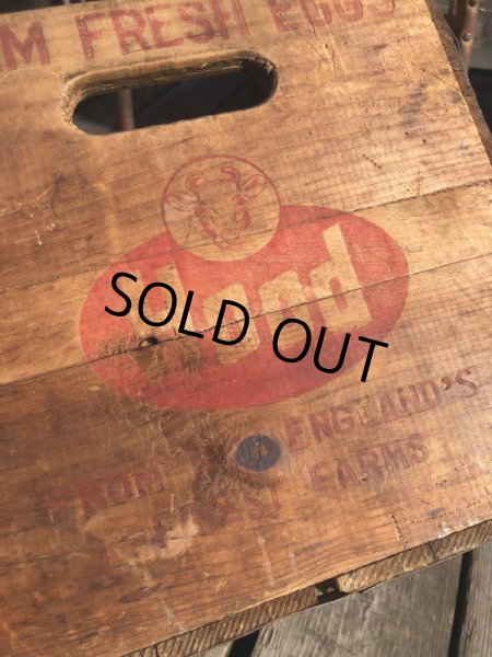 画像7: Vintage Advertising Wooden Crates Wood Box / H.P. HOOD (M449) (7)