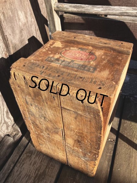 画像11: Vintage Advertising Wooden Crates Wood Box / Cross (M452) (11)