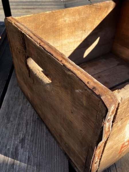 画像13: Vintage Advertising Wooden Crates Wood Box / COTT BEVERAGES (M453) (13)