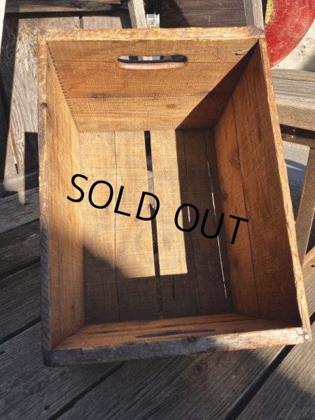 画像6: Vintage Advertising Wooden Crates Wood Box / WALPOLE (M454) (6)