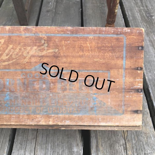 画像3: Vintage Advertising Wooden Crates Wood Box / Libby's (M455) (3)