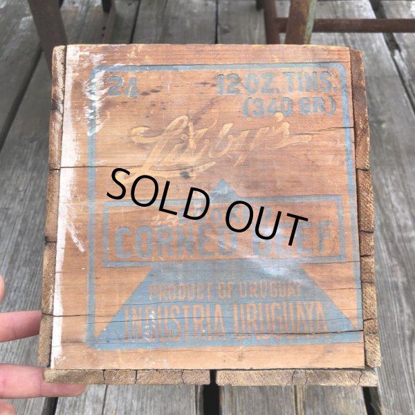 画像7: Vintage Advertising Wooden Crates Wood Box / Libby's (M455) (7)