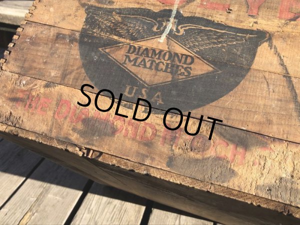 画像14: Vintage Advertising Wooden Crates Wood Box / BIRD'S EYE (M456) (14)