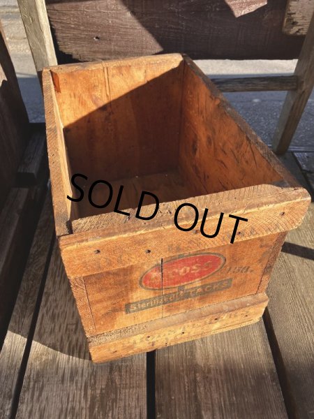 画像3: Vintage Advertising Wooden Crates Wood Box / Cross (M452) (3)