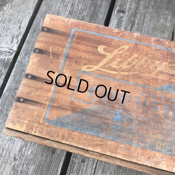 画像2: Vintage Advertising Wooden Crates Wood Box / Libby's (M455) (2)