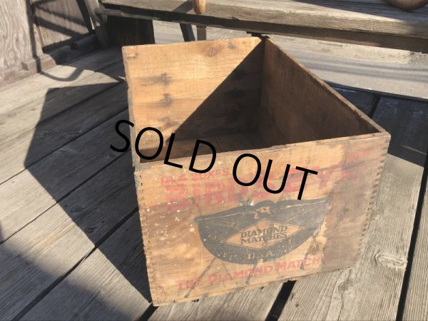 画像6: Vintage Advertising Wooden Crates Wood Box / BIRD'S EYE (M456) (6)