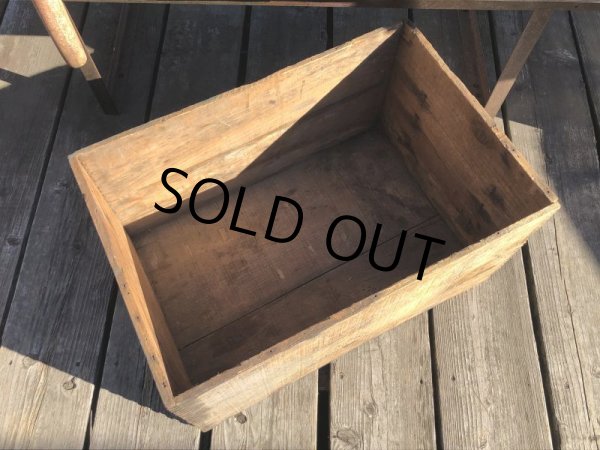画像12: Vintage Advertising Wooden Crates Wood Box / BIRD'S EYE (M456) (12)