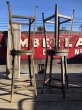 画像13: Vintage Industrial Iron Stool (M458) (13)