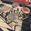 画像14: Vintage Industrial Iron Stool (M460) (14)