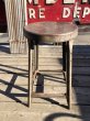 画像1: Vintage Industrial Iron Stool (M459) (1)