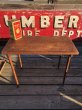 画像1: Antique BELDING BROS. Folding Sewing Table (M461) (1)