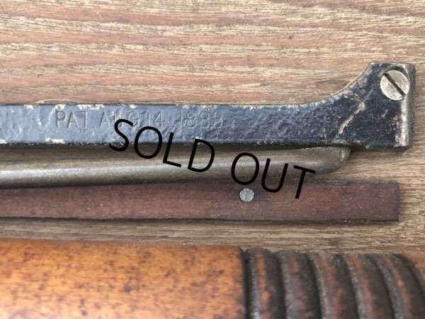 画像31: Antique BELDING BROS. Folding Sewing Table (M461) (31)