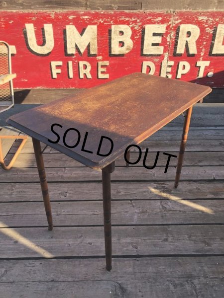 画像10: Antique BELDING BROS. Folding Sewing Table (M461) (10)