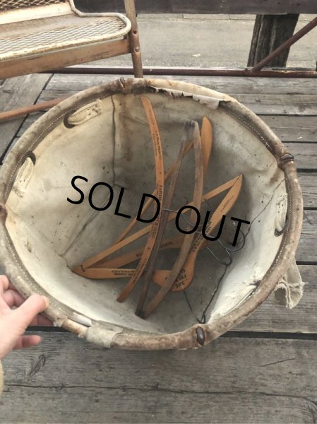画像11: Vintage Industrial Laundry Canvas Basket (M463) (11)