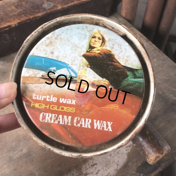 画像7: Vintage Turtle Wax Cream car Wax Tin (M469) (7)