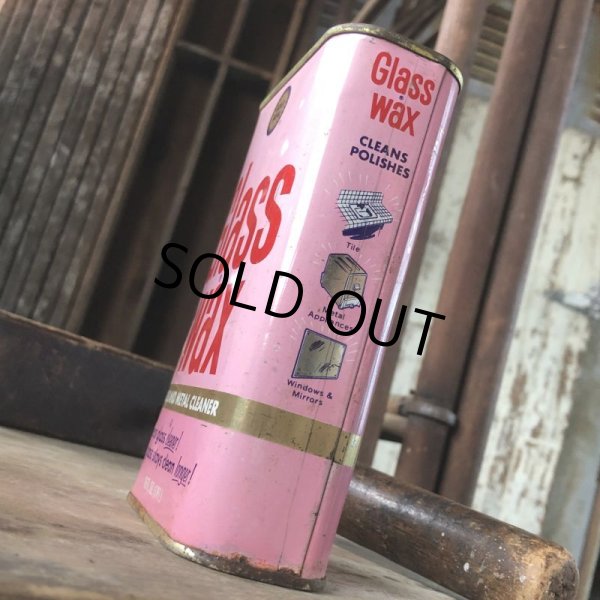 画像4: Vintage Gold Seal Glass Wax Tin (M470) (4)