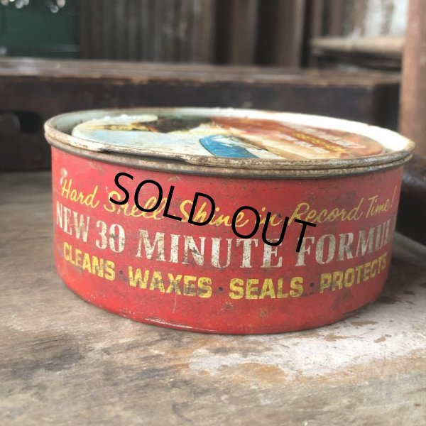 画像5: Vintage Turtle Wax Cream car Wax Tin (M469) (5)