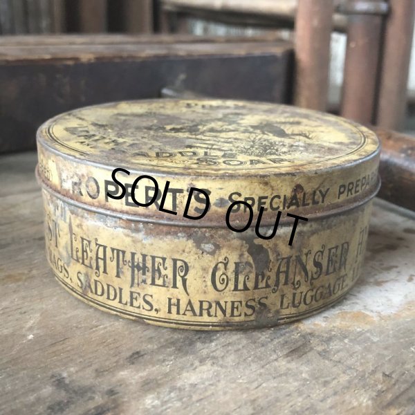 画像3: Vintage Properts Leather and Saddle Soap Tin (M467) (3)