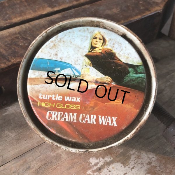 画像2: Vintage Turtle Wax Cream car Wax Tin (M469) (2)
