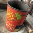 画像2: Vintage Crushed hawaiian PINEAPPLE Tin (M473) (2)