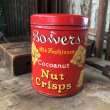 画像1: Vintage Bowers Nut Crisps Tin (M471) (1)