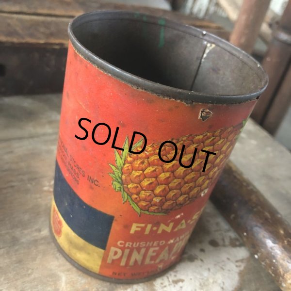 画像6: Vintage Crushed hawaiian PINEAPPLE Tin (M473) (6)