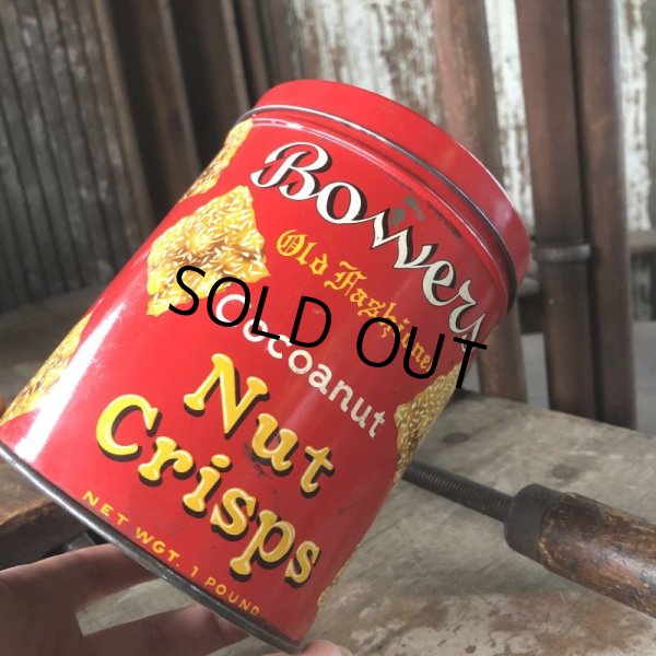 画像5: Vintage Bowers Nut Crisps Tin (M471) (5)