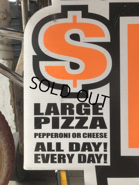 画像2: Vintage Little Caesars Pizza Advertising Store Display Sign (M478) (2)