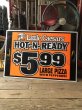 画像11: Vintage Little Caesars Pizza Advertising Spinning Sign (M479) (11)