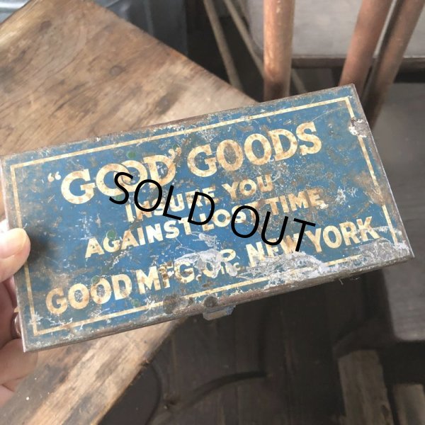 画像1: Vintage Tin GOOD GOODS (M482) (1)