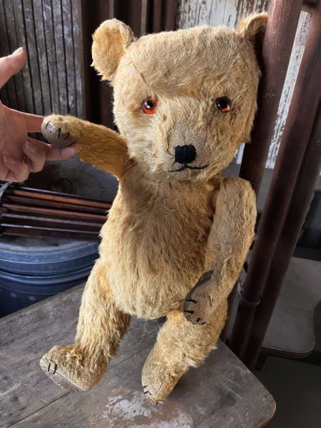 画像14: Vintage UK Chiltern Hugmee Teddy Bear 50cm (M486) (14)