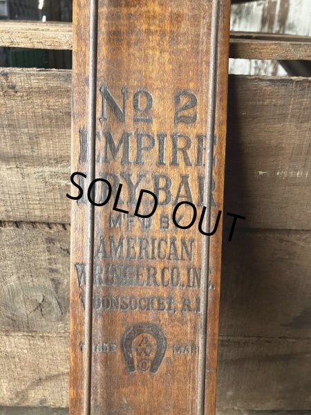 画像16: Primitives Antique Wooden Drying Rack Empire Dry Bar (M490) (16)