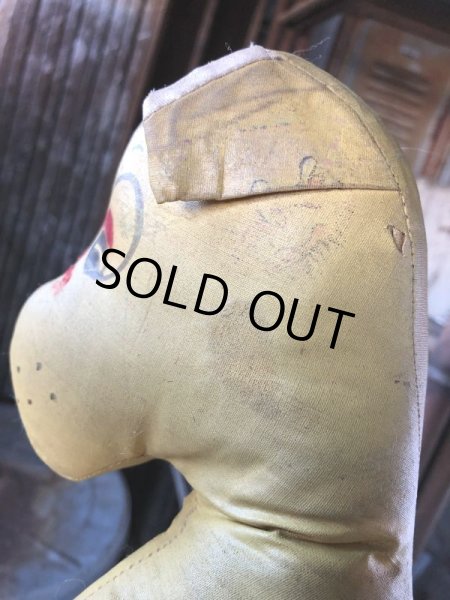 画像8: Vintage Vinyl Leather Stuffed Plush Dog Doll Memorial ( M491) (8)