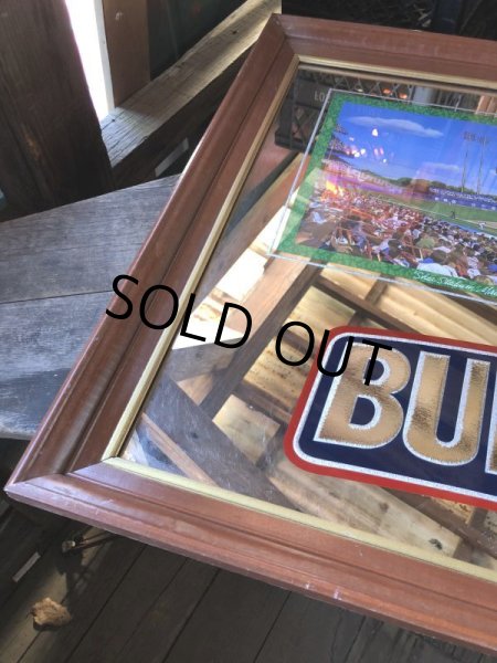 画像3: 90s Vintage BUDWEISER Bud Light Chicago Cubs Sunlit Wrigley Field Bar Pub Mirror Sign (M493) (3)