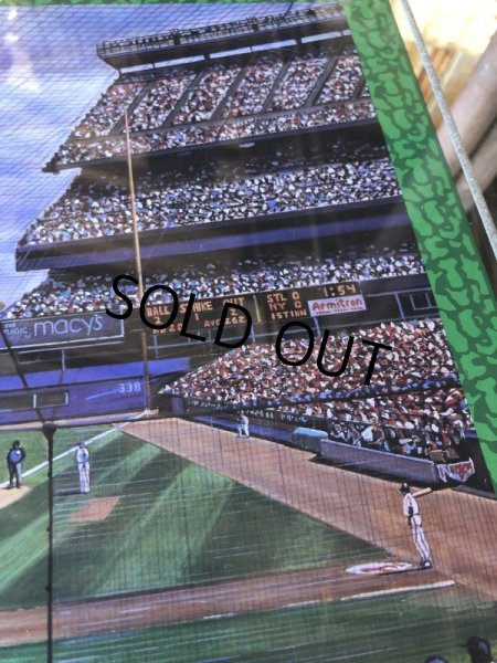 画像11: 90s Vintage BUDWEISER Bud Light Chicago Cubs Sunlit Wrigley Field Bar Pub Mirror Sign (M493) (11)