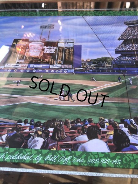 画像9: 90s Vintage BUDWEISER Bud Light Chicago Cubs Sunlit Wrigley Field Bar Pub Mirror Sign (M493) (9)