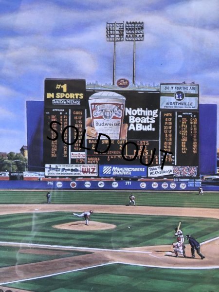 画像10: 90s Vintage BUDWEISER Bud Light Chicago Cubs Sunlit Wrigley Field Bar Pub Mirror Sign (M493) (10)