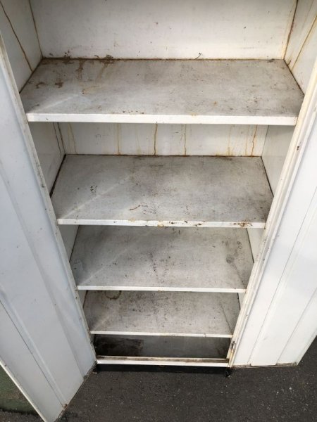画像15: Vintage USA Industrial Steel Locker Cabinet (M496) (15)