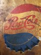 画像5: 50s Vintage Advetising "Have a Pepsi" Store Display Embossed Metal Sign (M497) (5)