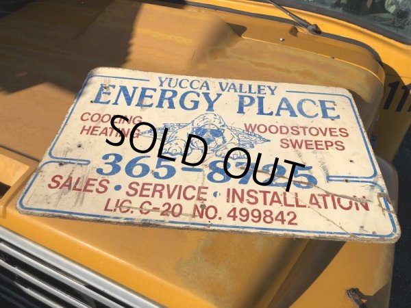 画像8: Vintage Advertising YUCCA VALLE ENERGY PLACE Store Display Wood Sign (M499) (8)