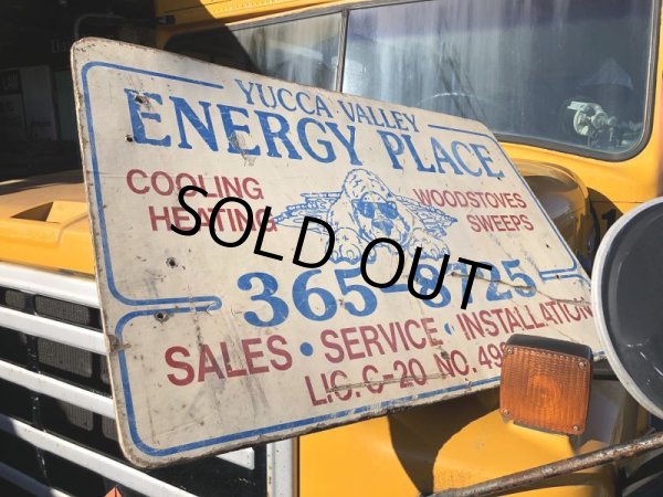 画像7: Vintage Advertising YUCCA VALLE ENERGY PLACE Store Display Wood Sign (M499) (7)