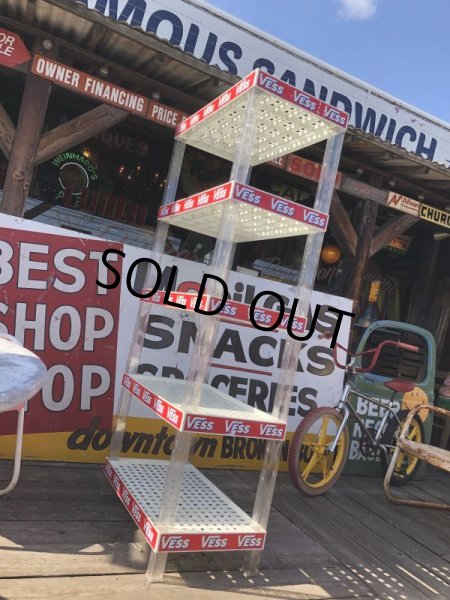 画像14: Vintage Advertising VESS Hard Plastic Store Display Shelf Rack (M500) (14)