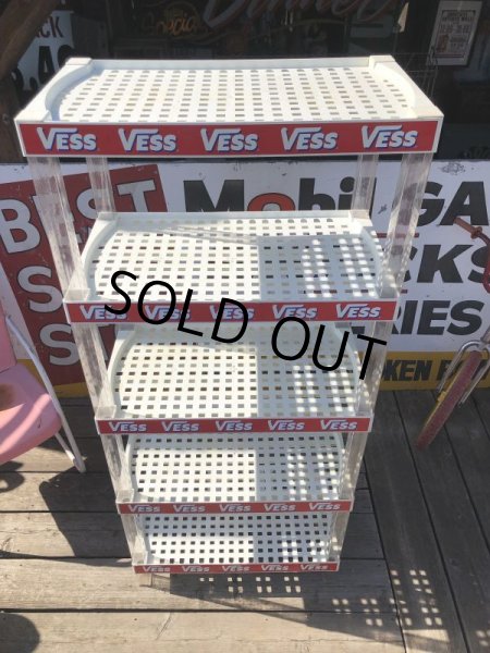 画像2: Vintage Advertising VESS Hard Plastic Store Display Shelf Rack (M500) (2)