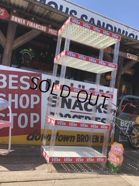 画像27: Vintage Advertising VESS Hard Plastic Store Display Shelf Rack (M500) (27)