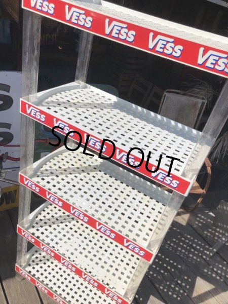 画像17: Vintage Advertising VESS Hard Plastic Store Display Shelf Rack (M500) (17)