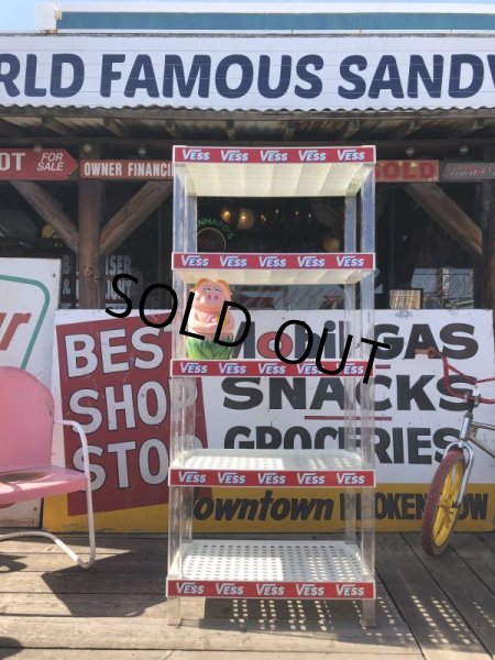 画像26: Vintage Advertising VESS Hard Plastic Store Display Shelf Rack (M500) (26)